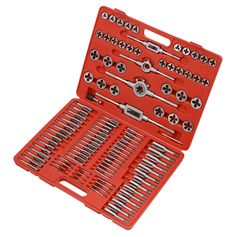 Sealey Thread Cutting 110pc Tap & Die Set - Metric-AK30110 5054630106859 AK30110 - Buy Direct from Spare and Square