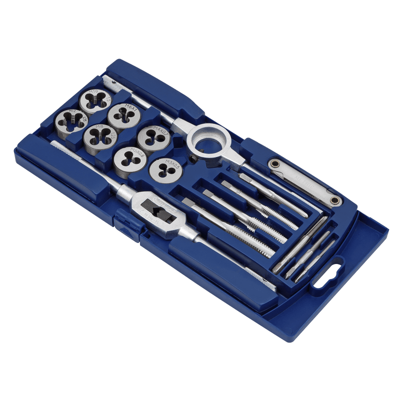 Sealey Thread Cutting 17pc Tap & Die Set - Metric-AK321 5054630101489 AK321 - Buy Direct from Spare and Square