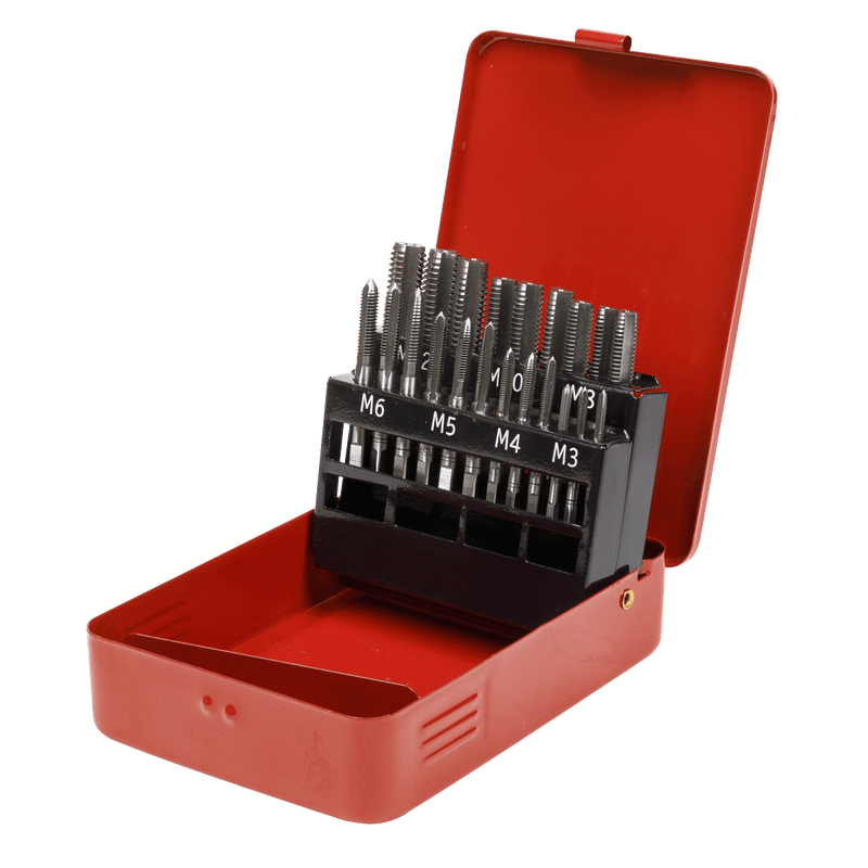 Sealey Thread Cutting 21pc Tap Set - Metric-AK3021 5054511744927 AK3021 - Buy Direct from Spare and Square