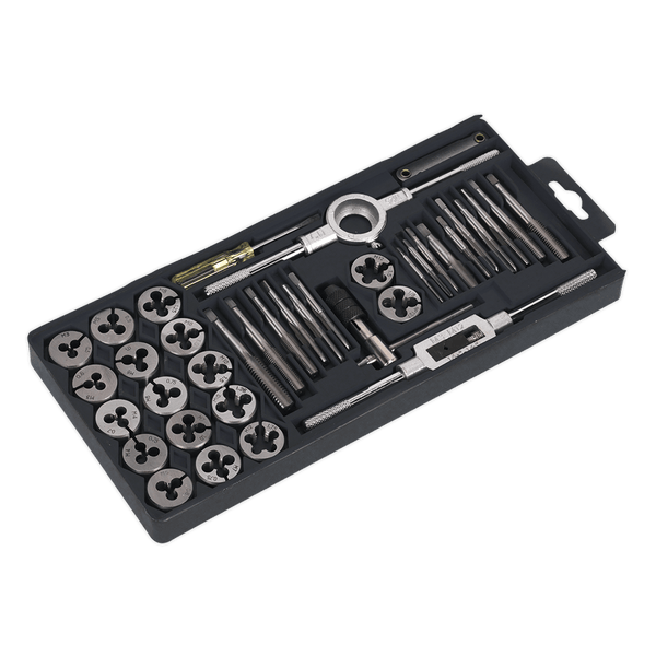 Sealey Thread Cutting 40pc Tap & Die Set Split Dies - Metric-AK301 5024209248730 AK301 - Buy Direct from Spare and Square
