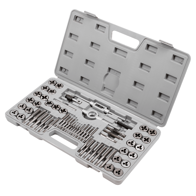 Sealey Thread Cutting 60pc Tap & Die Set - Metric & Imperial-AK3060 5054630106613 AK3060 - Buy Direct from Spare and Square