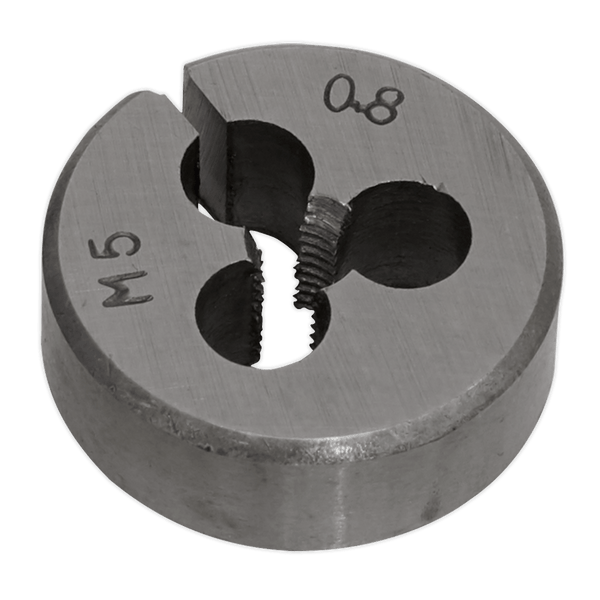 Sealey Thread Cutting M5 x 0.8mm Split Die-SSDM5 5054511601251 SSDM5 - Buy Direct from Spare and Square