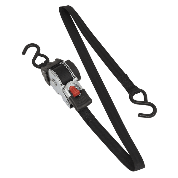 Sealey Tie Downs 25mm x 3m Auto Retractable Ratchet Tie Down-ATD25301 5051747752320 ATD25301 - Buy Direct from Spare and Square