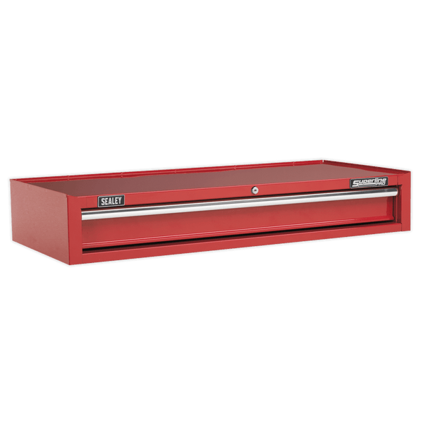 Sealey Tool Chests 1 Drawer Mid-Box with Ball-Bearing Slides - Red-AP41119 5051747470385 AP41119 - Buy Direct from Spare and Square