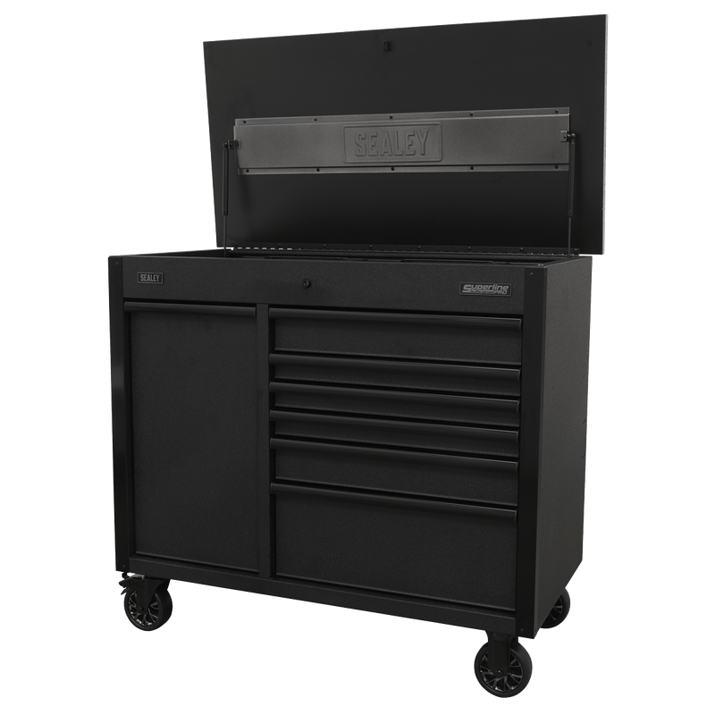 Sealey Tool Chests 1120mm Mobile Tool Cabinet with Power Tool Charging Drawer-AP4206BE 5054630141546 AP4206BE - Buy Direct from Spare and Square