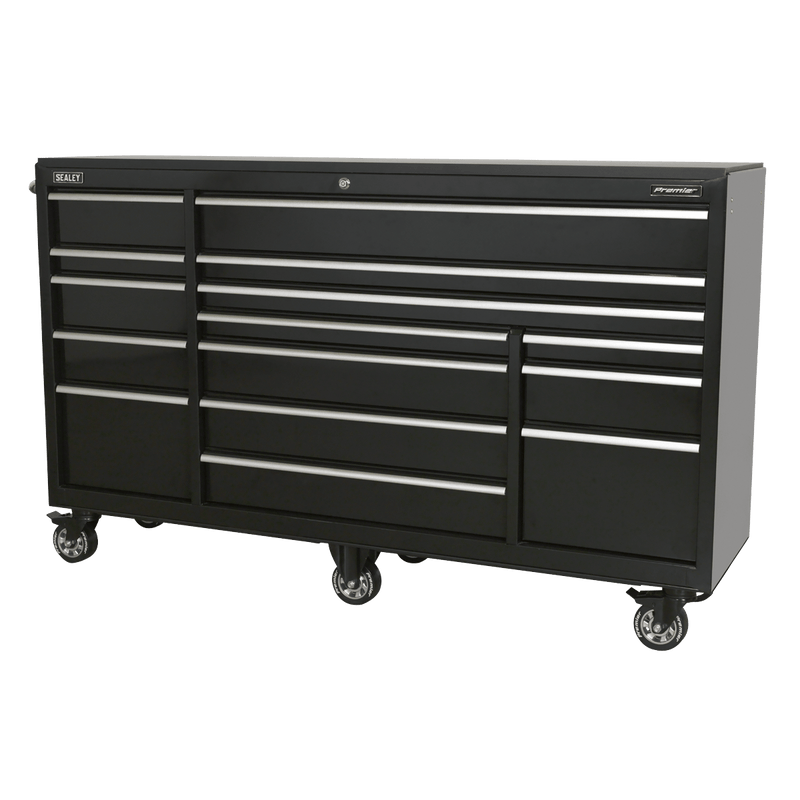 Sealey Tool Chests 15 Drawer 1845mm Heavy-Duty Rollcab-PTB183015 5051747959361 PTB183015 - Buy Direct from Spare and Square