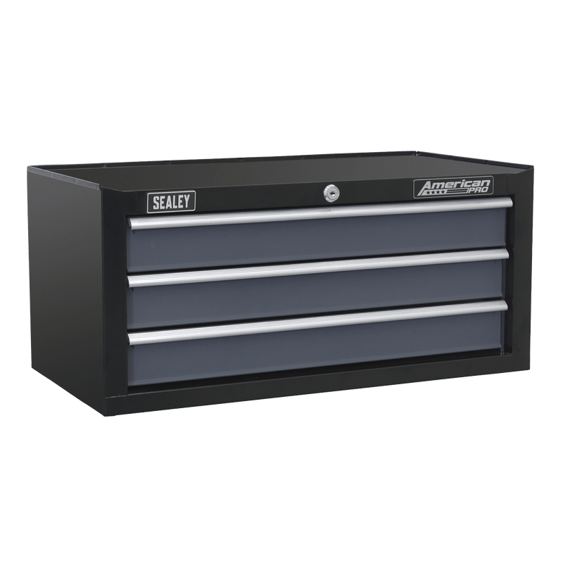 Sealey Tool Chests 16 Drawer Tool Chest Combination with Ball-Bearing Slides - Black/Grey-AP35STACK 5054511153422 AP35STACK - Buy Direct from Spare and Square