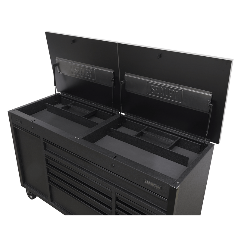 Sealey Tool Chests 1600mm Mobile Tool Cabinet with Power Tool Charging Drawer-AP6310BE 5054630141751 AP6310BE - Buy Direct from Spare and Square