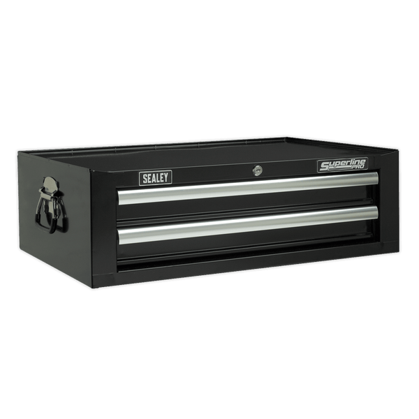 Sealey Tool Chests 2 Drawer Mid-Box with Ball-Bearing Slides - Black-AP26029TB 5051747447547 AP26029TB - Buy Direct from Spare and Square