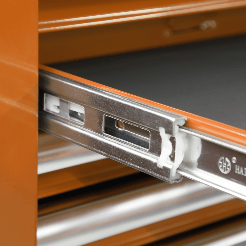 Sealey Tool Chests 2 Drawer Mid-Box with Ball-Bearing Slides - Orange-AP26029TO 5051747863750 AP26029TO - Buy Direct from Spare and Square