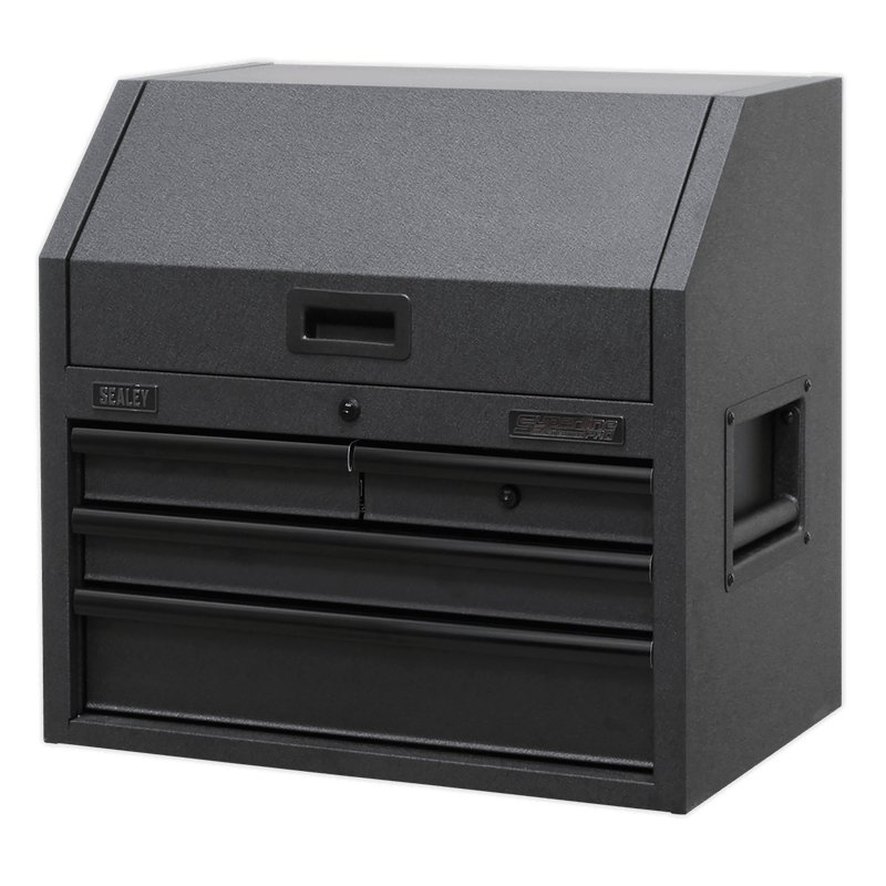 Sealey Tool Chests 4 Drawer 660mm Topchest with Soft Close Drawers & Power Strip-AP2704BE 5054511261578 AP2704BE - Buy Direct from Spare and Square