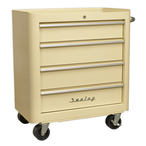 Sealey Tool Chests 4 Drawer Retro Style Rollcab-AP28204 5051747940468 AP28204 - Buy Direct from Spare and Square
