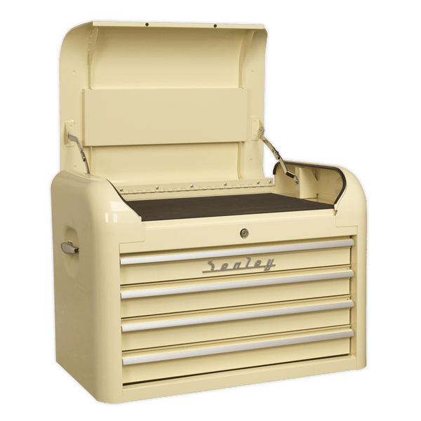 Sealey Tool Chests 4 Drawer Retro Style Topchest-AP28104 5051747940451 AP28104 - Buy Direct from Spare and Square