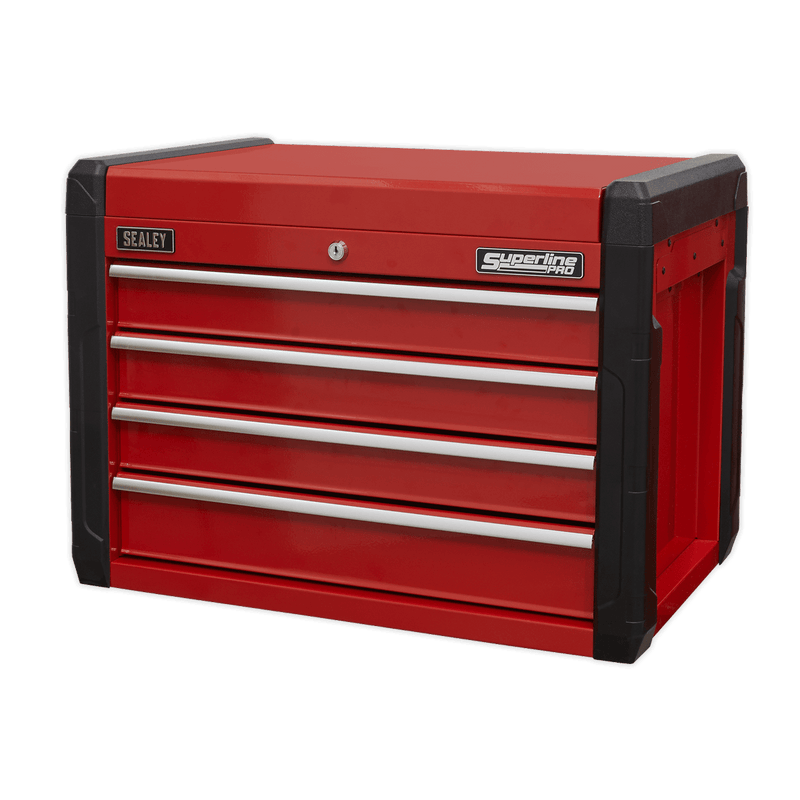 Sealey Tool Chests 4 Drawer Topchest with Ball-Bearing Slides-AP3401 5054511597578 AP3401 - Buy Direct from Spare and Square