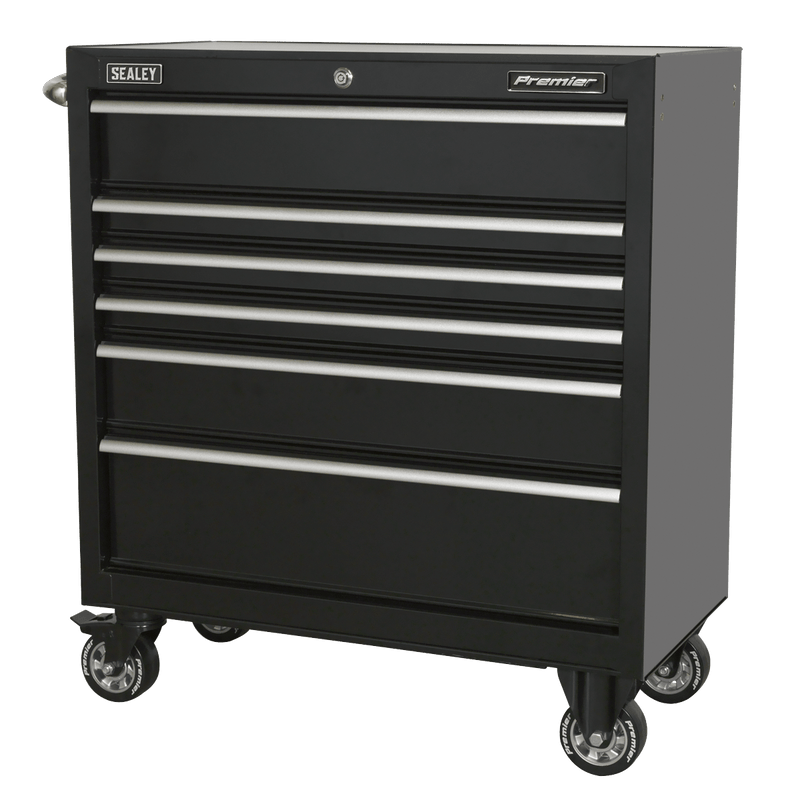 Sealey Tool Chests 6 Drawer 930mm Heavy-Duty Rollcab-PTB93006 5051747959309 PTB93006 - Buy Direct from Spare and Square
