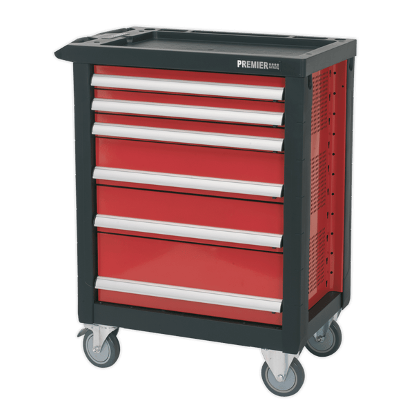 Sealey Tool Chests 6 Drawer Rollcab with Ball-Bearing Slides-AP2406 5024209154079 AP2406 - Buy Direct from Spare and Square