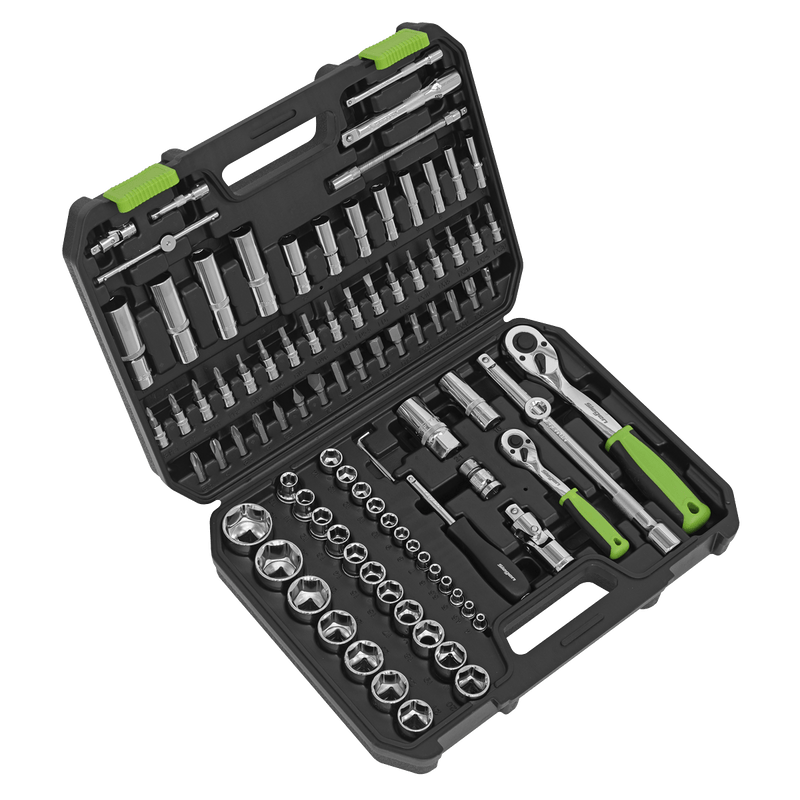 Sealey Tool Chests 6 Drawer Topchest & Rollcab Combination with Ball-Bearing Slides & 170pc Tool Kit-AP22BKCOMBO 5054630271281 AP22BKCOMBO - Buy Direct from Spare and Square
