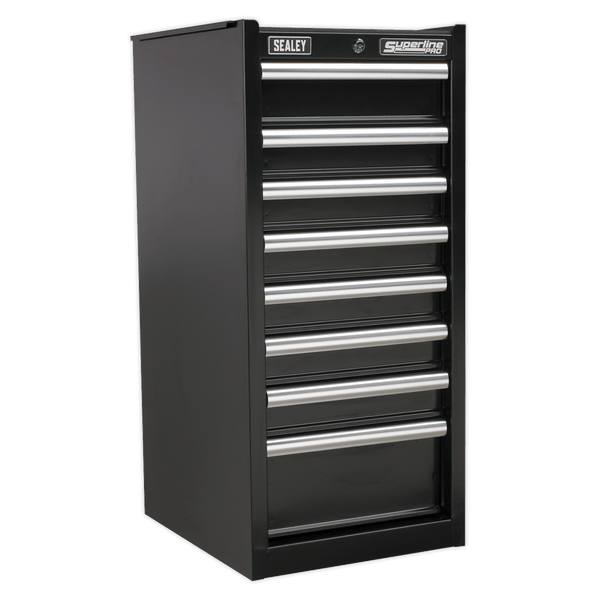 Sealey Tool Chests 8 Drawer Hang-On Chest with Ball-Bearing Slides - Black-AP33589B 5051747470651 AP33589B - Buy Direct from Spare and Square