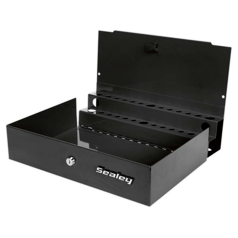 Sealey Tool Chests Side Cabinet for Long Handle Tools - Black-APLHTB 5051747937659 APLHTB - Buy Direct from Spare and Square