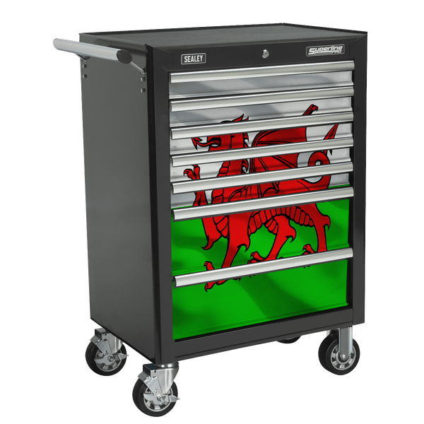 Sealey Tool Chests Wales Graphics 7 Drawer Rollcab Kit-AP26479TBWALES 5054511984729 AP26479TBWALES - Buy Direct from Spare and Square