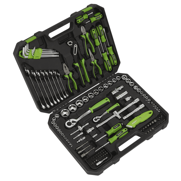 Sealey Tool Kits 135pc Mechanic's Tool Kit With Lifetime Warranty 5054511806205 S01214 - Buy Direct from Spare and Square