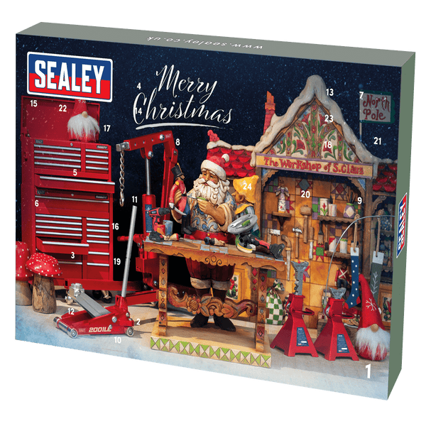 Sealey Tool Kits 35pc Ratchet, Screwdriver, Hex Key & Bit Set Advent Calendar 5054630189173 AVC003 - Buy Direct from Spare and Square