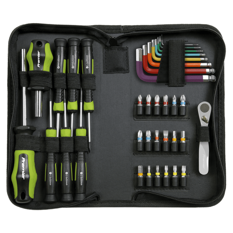 Sealey Tool Kits 35pc Ratchet, Screwdriver, Hex Key & Bit Set Advent Calendar 5054630189173 AVC003 - Buy Direct from Spare and Square