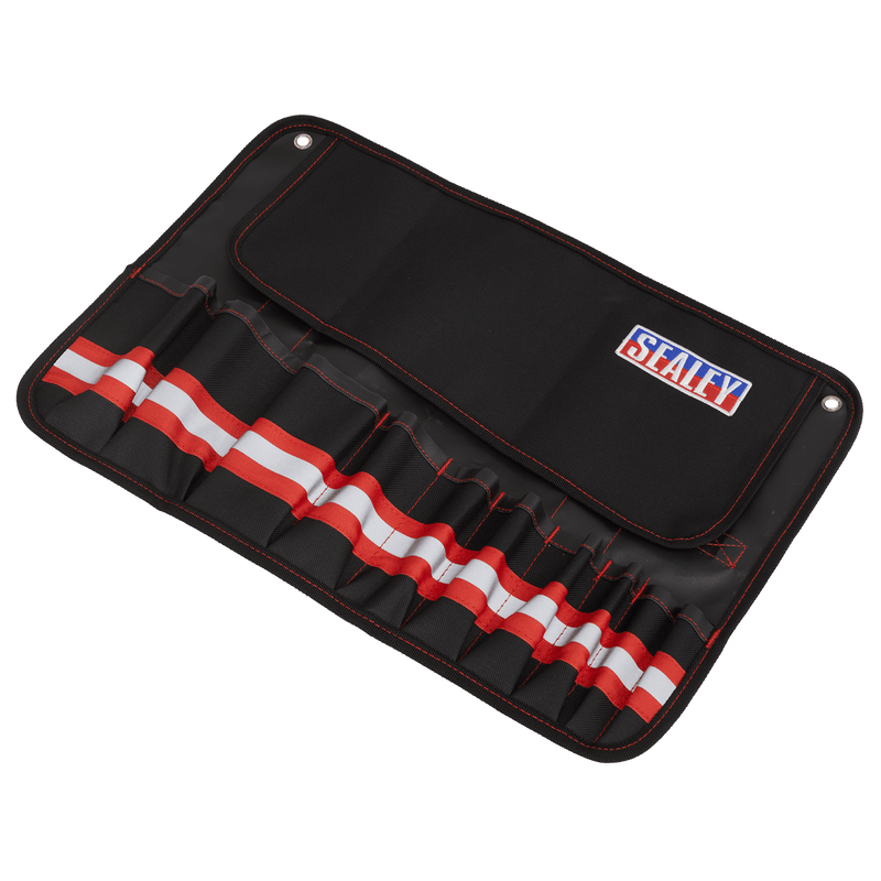 Sealey Tool Storage 10-Pocket Tool Roll-SMC45 5054511842791 SMC45 - Buy Direct from Spare and Square