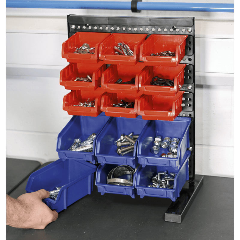 Sealey Tool Storage 15 Bin Bench Mounting Storage System-TPS1569 5054511352139 TPS1569 - Buy Direct from Spare and Square