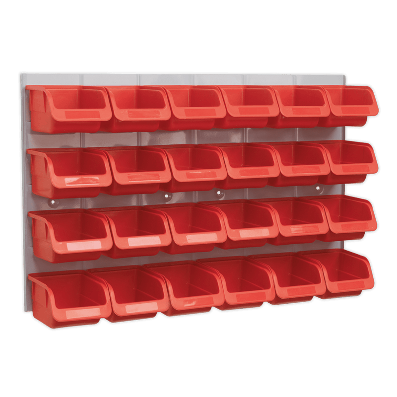 Sealey Tool Storage 24 Bin & Panel Combination-TPS130 5051747557161 TPS130 - Buy Direct from Spare and Square