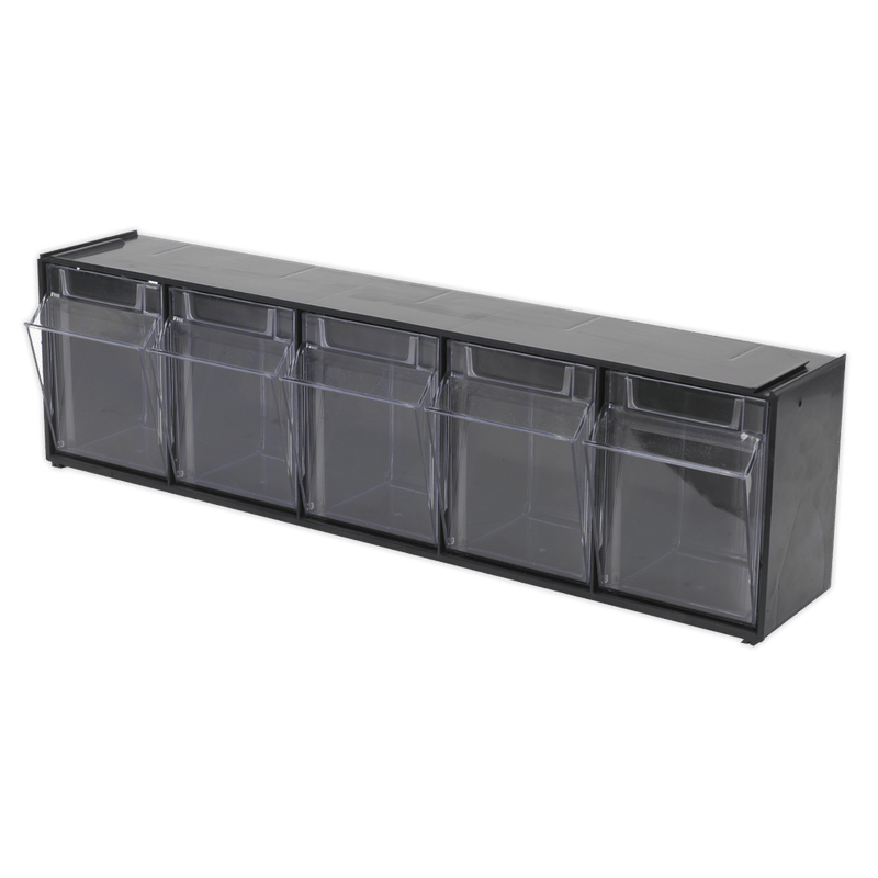Sealey Tool Storage 5 Bin Stackable Cabinet Box-APDC5 5051747472068 APDC5 - Buy Direct from Spare and Square