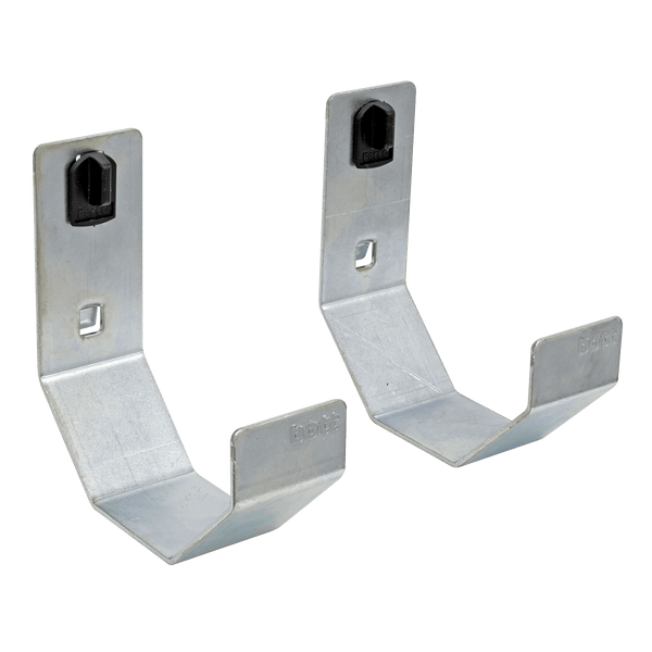Sealey Tool Storage Ø100mm Pipe Bracket Pack of 2-TTS25 5024209218665 TTS25 - Buy Direct from Spare and Square