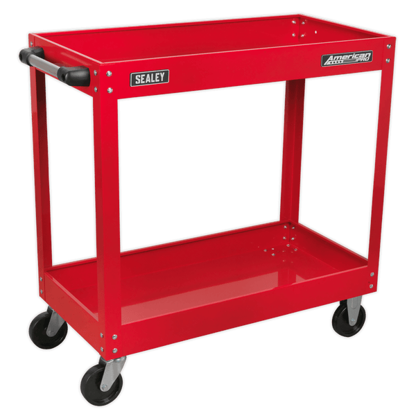 Sealey Tool Trolleys 2-Level Workshop Trolley-CX105 5024209118408 CX105 - Buy Direct from Spare and Square