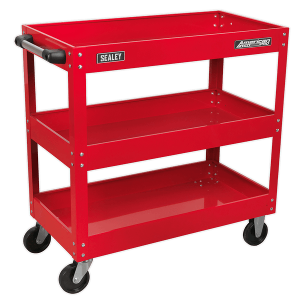 Sealey Tool Trolleys 3-Level Workshop Trolley-CX108 5054511341768 CX108 - Buy Direct from Spare and Square