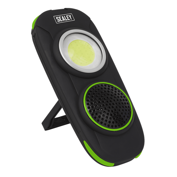 Sealey Torches 10W COB LED Rechargeable Torch with Wireless Speaker-LED50WS 5054511694130 LED50WS - Buy Direct from Spare and Square