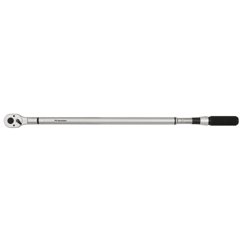 Sealey Torque Wrench Micrometer Style 3/4"Sq Drive 100-600Nm - Calibrated 5054511848731 STW906 - Buy Direct from Spare and Square