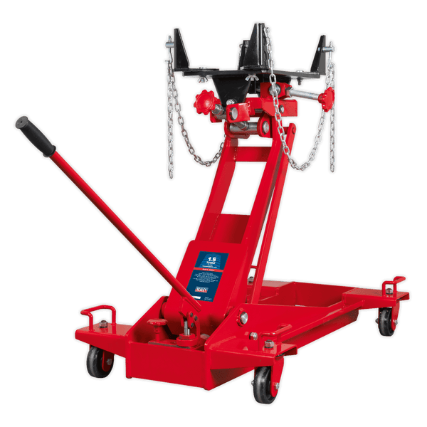Sealey Transmission Jacks - Floor 1.5 Tonne Floor Transmission Jack-1500E 5024209054324 1500E - Buy Direct from Spare and Square