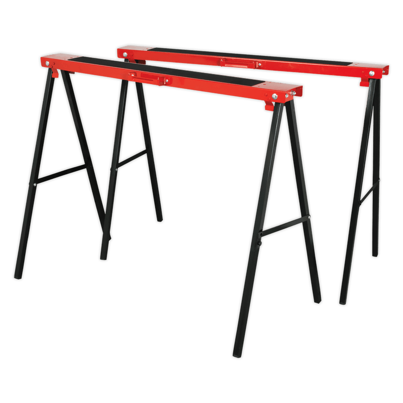Sealey Trestles Fold Down Trestles - Pair-FDT2 5024209625579 FDT2 - Buy Direct from Spare and Square