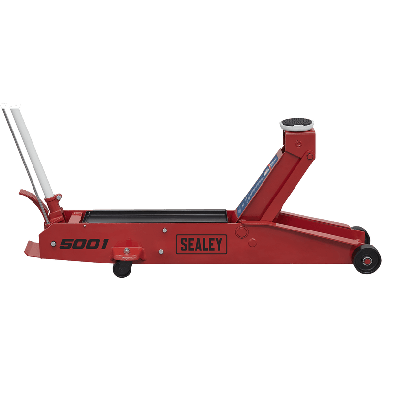 Sealey Trolley Jacks 5 Tonne Long Reach Trolley Jack-5001 5054630099601 5001 - Buy Direct from Spare and Square