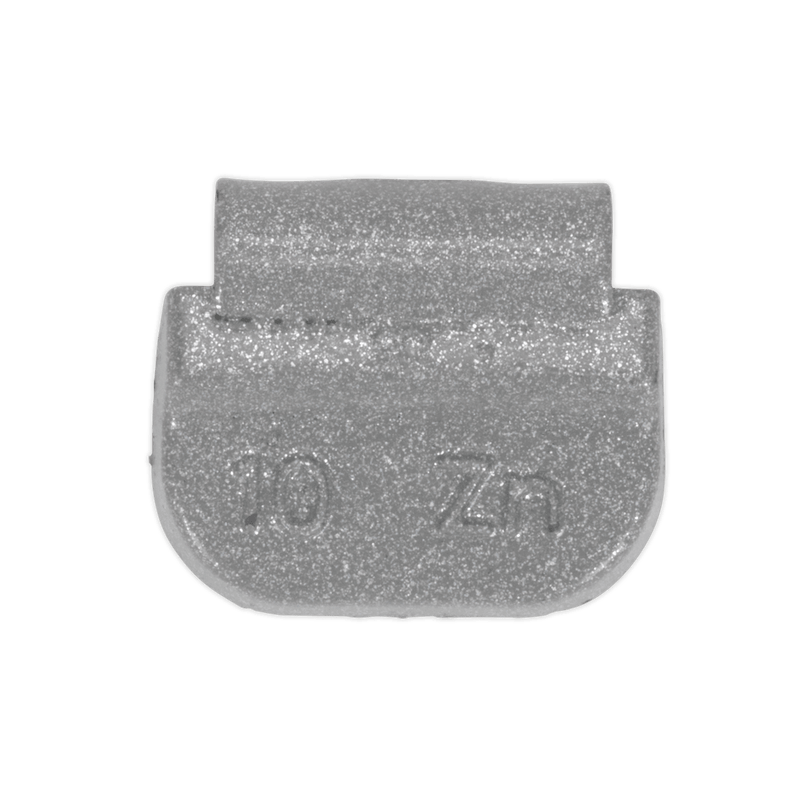 Sealey Tyre & Wheel Maintenance 10g Wheel Weights Hammer-On Zinc for Steel Wheels - Pack of 100-WWSH10 5054511152944 WWSH10 - Buy Direct from Spare and Square