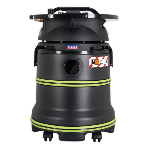 Sealey Vacuum Cleaner Sealey 1000w - Wet and Dry Vacuum - 35l - M Class- Self Clean - Use With Air or Power Tools DFS35M - Buy Direct from Spare and Square
