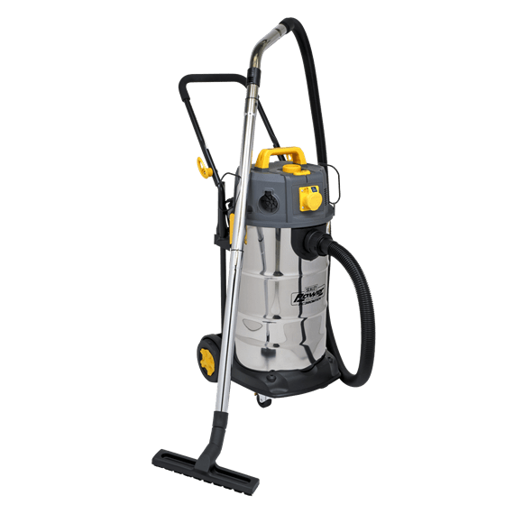 Sealey Vacuum Cleaner Sealey 1100w - 110v Wet and Dry Vacuum Cleaner - M Class Filtration - 38l PC380M110V - Buy Direct from Spare and Square