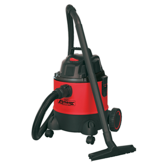 Sealey Vacuum Cleaner Sealey 1250w 20 Litre Wet and Dry Vacuum Cleaner - Blower Facility PC200 - Buy Direct from Spare and Square