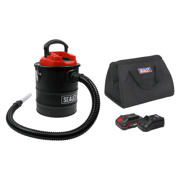 Sealey Vacuum Cleaners 20V 2Ah SV20 Series 15L Handheld Ash Vacuum Cleaner Kit-CP20VAVKIT1 5054630159374 CP20VAVKIT1 - Buy Direct from Spare and Square