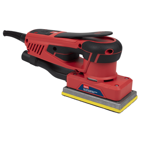 Sealey Variable Speed Brushless Orbital Sander 80 x 133mm 350W 5054630311062 DAS151PS - Buy Direct from Spare and Square