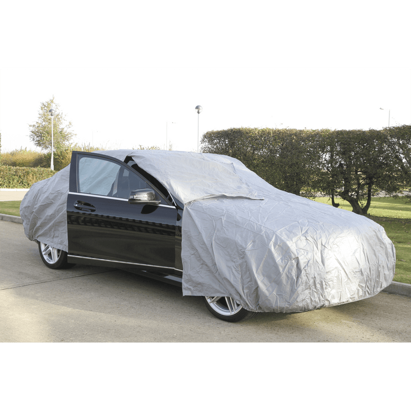 Sealey Vehicle Covers 3800 x 1540 x 1190mm Car Cover - Small-CCS 5024209783392 CCS - Buy Direct from Spare and Square