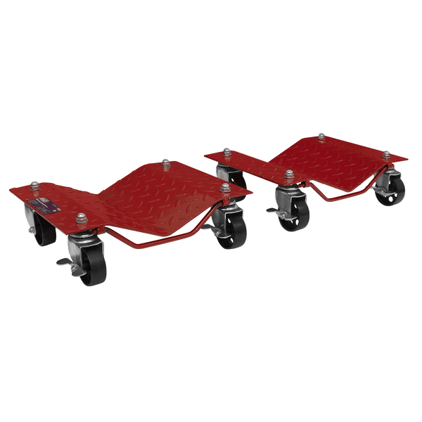 Sealey Vehicle Manoeuvring 680kg Wheel Dolly Set-WS681 5054511543322 WS681 - Buy Direct from Spare and Square