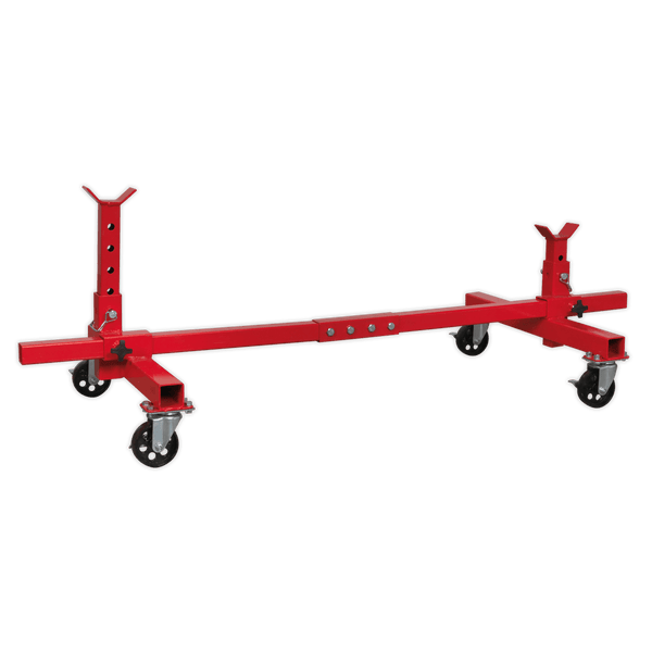 Sealey Vehicle Manoeuvring 900kg Adjustable 2-Post Vehicle Moving Dolly-VMD001 5054511144086 VMD001 - Buy Direct from Spare and Square