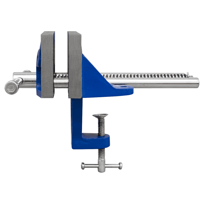 Sealey Vices 150mm Woodworking Vice with Clamp Mount-WV150CM 5054630278099 WV150CM - Buy Direct from Spare and Square