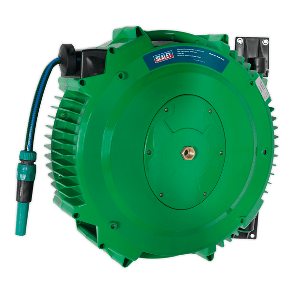 Sealey Water Hoses 18m Retractable Water Hose Reel-RGH18 5024209654579 RGH18 - Buy Direct from Spare and Square